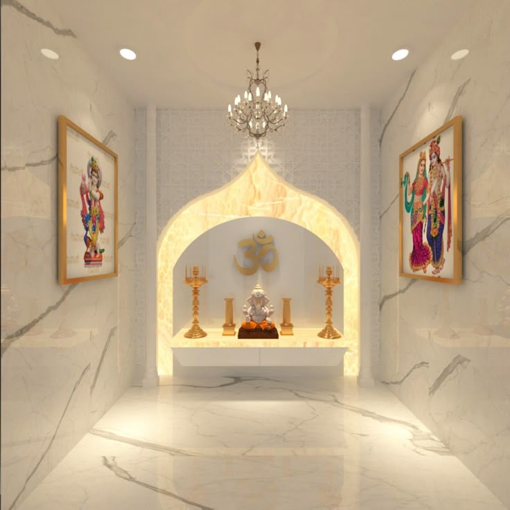 Marble Pooja Room